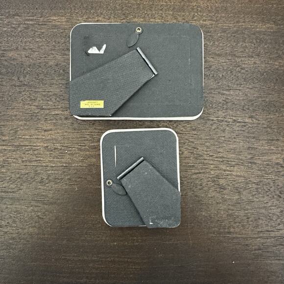 Two Vtg Mini Intercraft Picture Frames Japan Floral Ceramic Easel Back Cottage - Picture 14 of 16